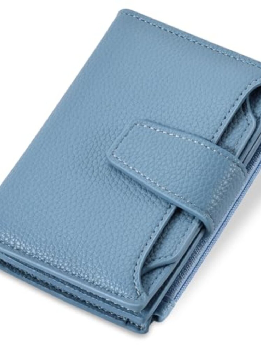 🆕 Airkit Small Wallet Women RFID Blocking Genuine Leather Bifold Compact Card
